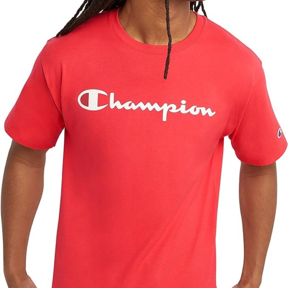 Champion Men's T-shirt, Classic Tee for Men, Men's T-shirt, Men's Tee